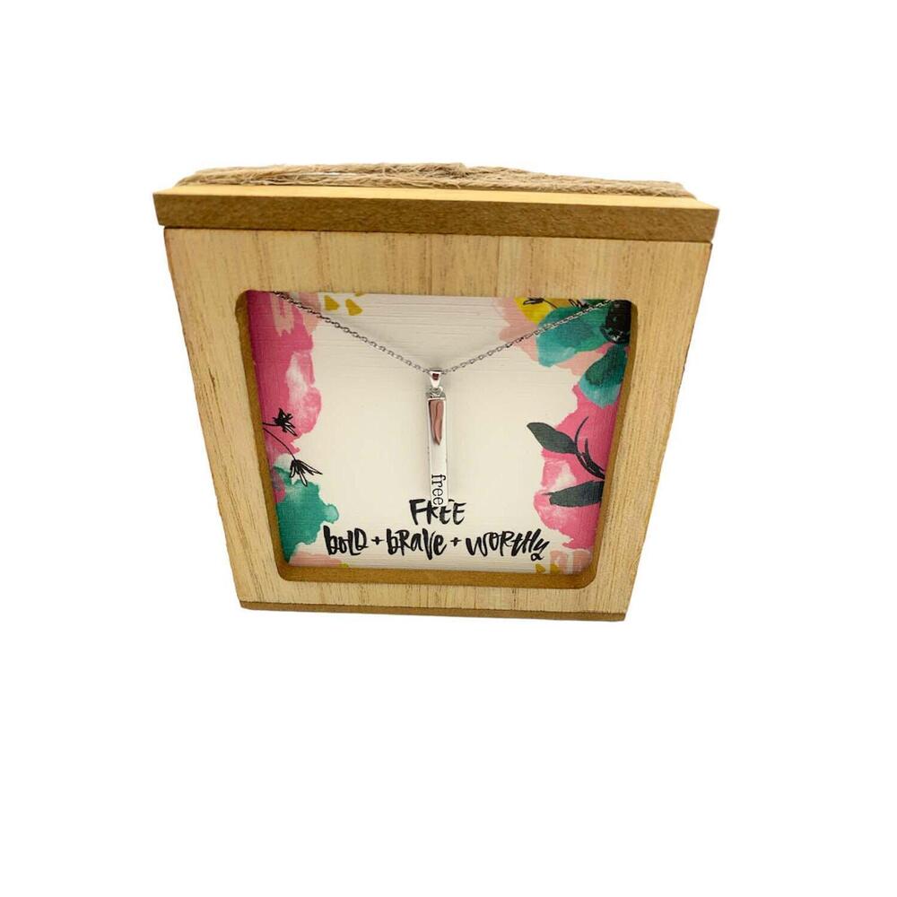 DaySpring Promise Box w/ Pendant Necklace and Scripture Guard Free